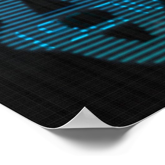 durchbohrte Zunge 01 Poster (Ecke)