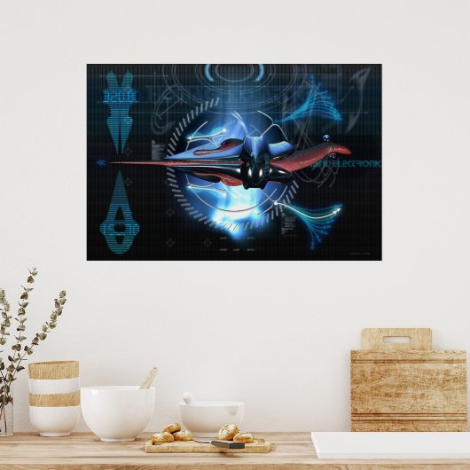 durchbohrte Zunge 01 Poster (Küche)