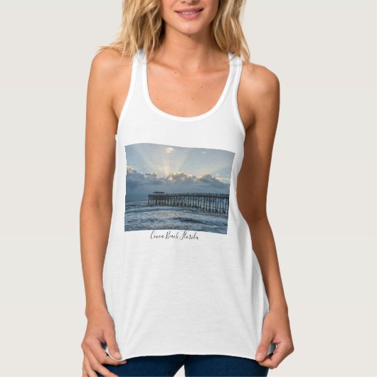 Durchbrechen an der Spitze des Kakao-Tanks Tank Top (Vorderseite)
