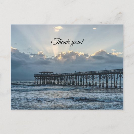 Durchbrechen bei Cocoa Danke Postcard Postkarte (Vorderseite)