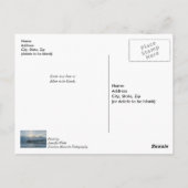 Durchbrechen beim Kakaodenken Postkarte (Rückseite)