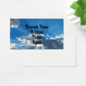 Durchbrechen der Clouds-Visitenkarte (Schreibtisch)