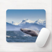 Durchbrechen des Buckel-Wals in Alaska Mousepad (Mit Mouse)