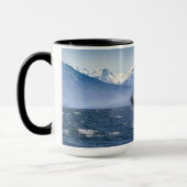 Durchbrechen des Buckel-Wals in Alaska Tasse (Links)
