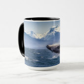 Durchbrechen des Buckel-Wals in Alaska Tasse (Vorderseite Links)