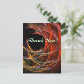 Durchbrechen des Kreises Vielen Dank Postkarte (Stehend Vorderseite)