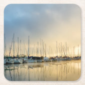 Durchbrechen II Rechteckiger Pappuntersetzer (Vorderseite)