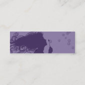 Durchbrennenblasen-Visitenkarten Mini Visitenkarte (Rückseite)