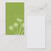 durchbrennenBlumengrün Visitenkarte (Vorne/Hinten)
