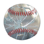 durchbrochenes Fenster Baseball (Rückseite)