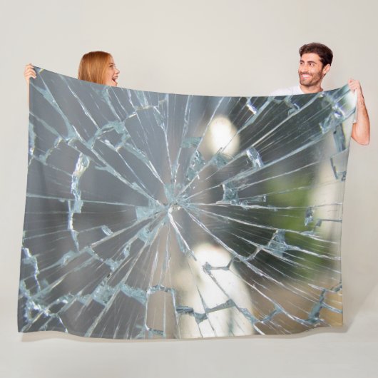 durchbrochenes Fenster Fleecedecke (Beispiel)