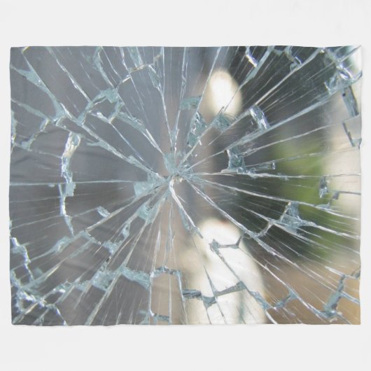 durchbrochenes Fenster Fleecedecke (Vorderseite (Horizontal))