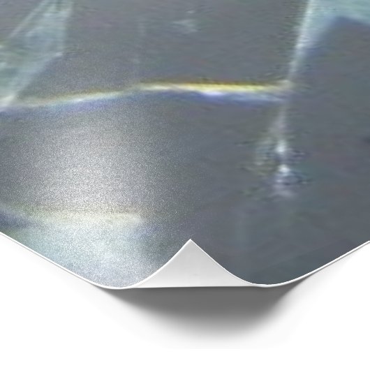 durchbrochenes Fenster Fotodruck (Ecke)