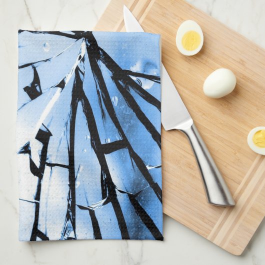 durchbrochenes Fenster Geschirrtuch (Viertel Falte)