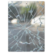 durchbrochenes Fenster Klemmbrett (Rückseite)