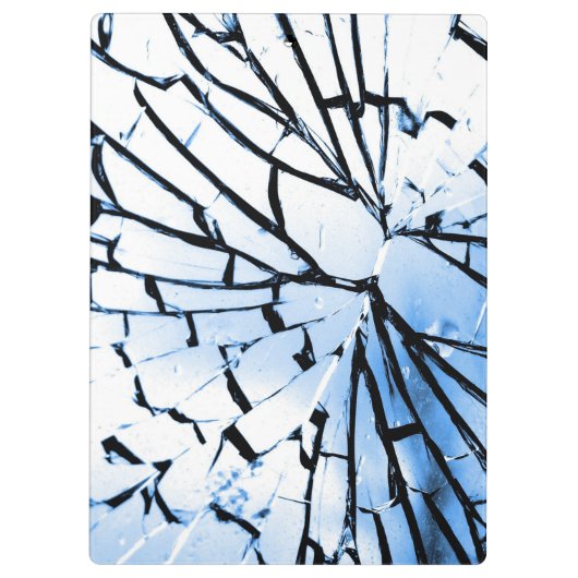 durchbrochenes Fenster Klemmbrett (Rückseite)