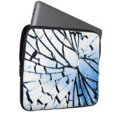 durchbrochenes Fenster Laptopschutzhülle (Vorne Rechts)