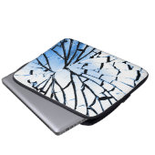 durchbrochenes Fenster Laptopschutzhülle (Vorne Knopf)