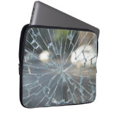 durchbrochenes Fenster Laptopschutzhülle (Vorne Rechts)