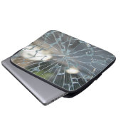 durchbrochenes Fenster Laptopschutzhülle (Vorne Knopf)