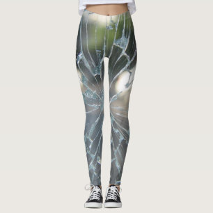 durchbrochenes Fenster Leggings