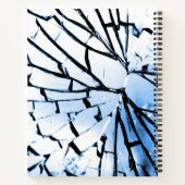 durchbrochenes Fenster Notizblock (Rückseite)