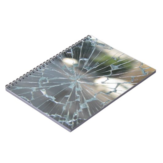 durchbrochenes Fenster Notizblock (Linke Seite)