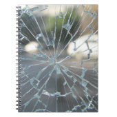 durchbrochenes Fenster Notizblock (Vorderseite)