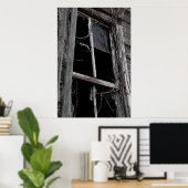 durchbrochenes Fenster Poster (Heimbüro)