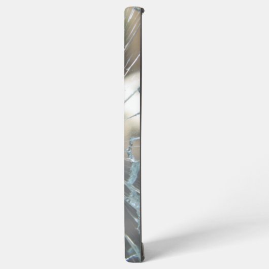 durchbrochenes Fenster Samsung Galaxy Hülle (Linke Seite)