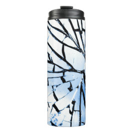 durchbrochenes Fenster Thermosbecher