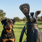 Durchbruch des wilden Rottweilers Golf Headcover