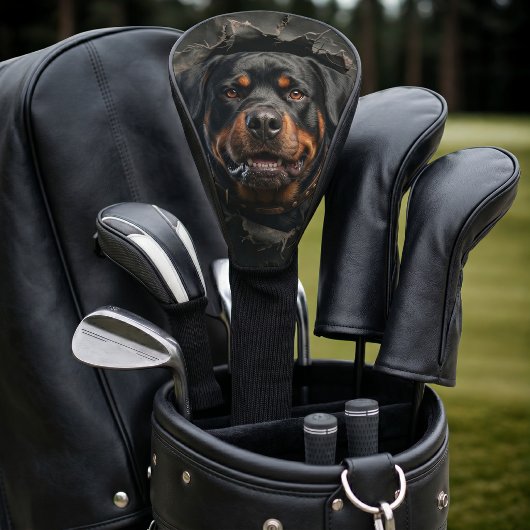 Durchbruch des wilden Rottweilers Golf Headcover