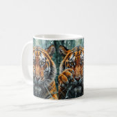 Durchbruch durch Tiger Kaffeetasse (Vorderseite Links)