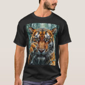Durchbruch durch Tiger T-Shirt (Vorderseite)