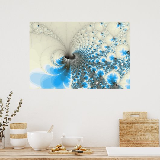 Durchbruch - Fraktal Art Poster (Küche)