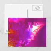 Durchbruch-Fraktal Postkarte (Vorne/Hinten)