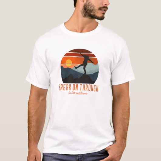 Durchbruch ins Freie T-Shirt (Vorderseite)
