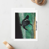 Durchbruch Mitteilungskarte (Vorderseite/Rückseite Beispiel)