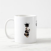 Durchbruch-Panda – Süße 3D-Wand-Illusionskunst Kaffeetasse (Links)