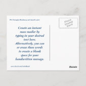 Durchbruch Postkarte (Rückseite)