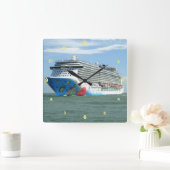 Durchbruch Quadratische Wanduhr (Zuhause)