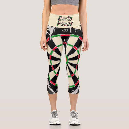 Durchbruch zum Bullseye - Ultimate Dartboard Capri Leggings (Vorderseite)