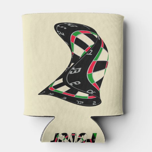 Durchbruch zum Bullseye - Ultimate Dartboard Dosenkühler (Rückseite)