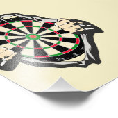 Durchbruch zum Bullseye - Ultimate Dartboard Fotodruck (Ecke)