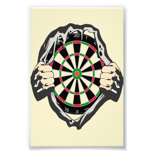 Durchbruch zum Bullseye - Ultimate Dartboard Fotodruck (Vorne)