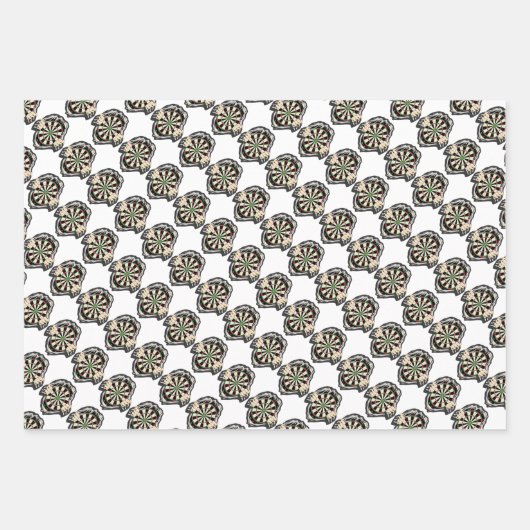 Durchbruch zum Bullseye - Ultimate Dartboard Geschenkpapier Set (Vorderseite 3)