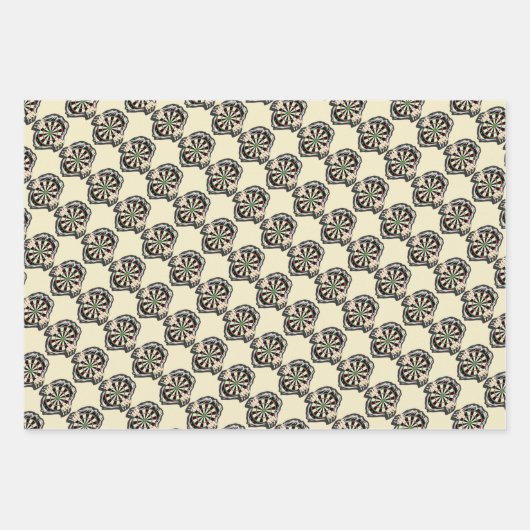 Durchbruch zum Bullseye - Ultimate Dartboard Geschenkpapier Set (Vorderseite)