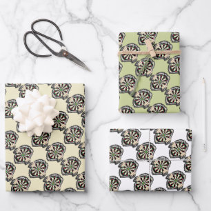 Durchbruch zum Bullseye - Ultimate Dartboard Geschenkpapier Set