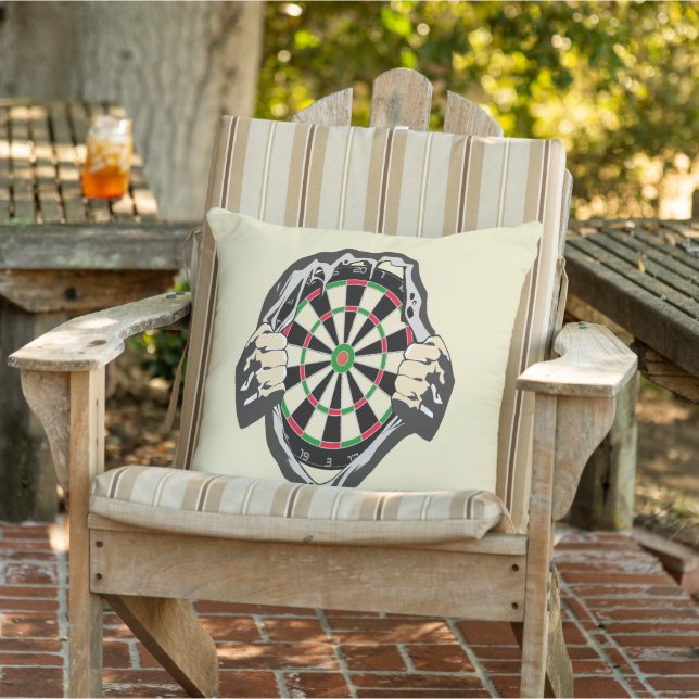 Durchbruch zum Bullseye - Ultimate Dartboard Kissen (Stuhl )